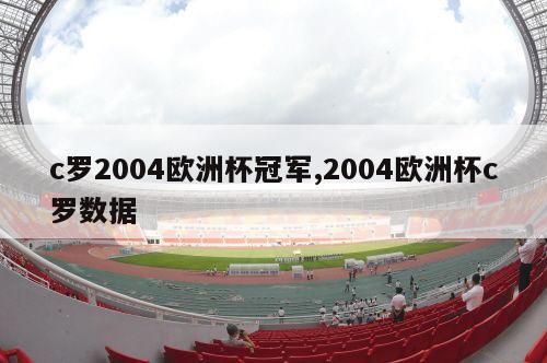 c罗2004欧洲杯冠军,2004欧洲杯c罗数据